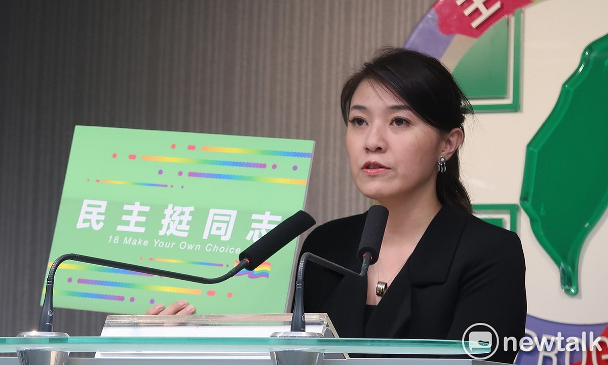 民進黨發言人顏若芳 圖：林朝億/攝