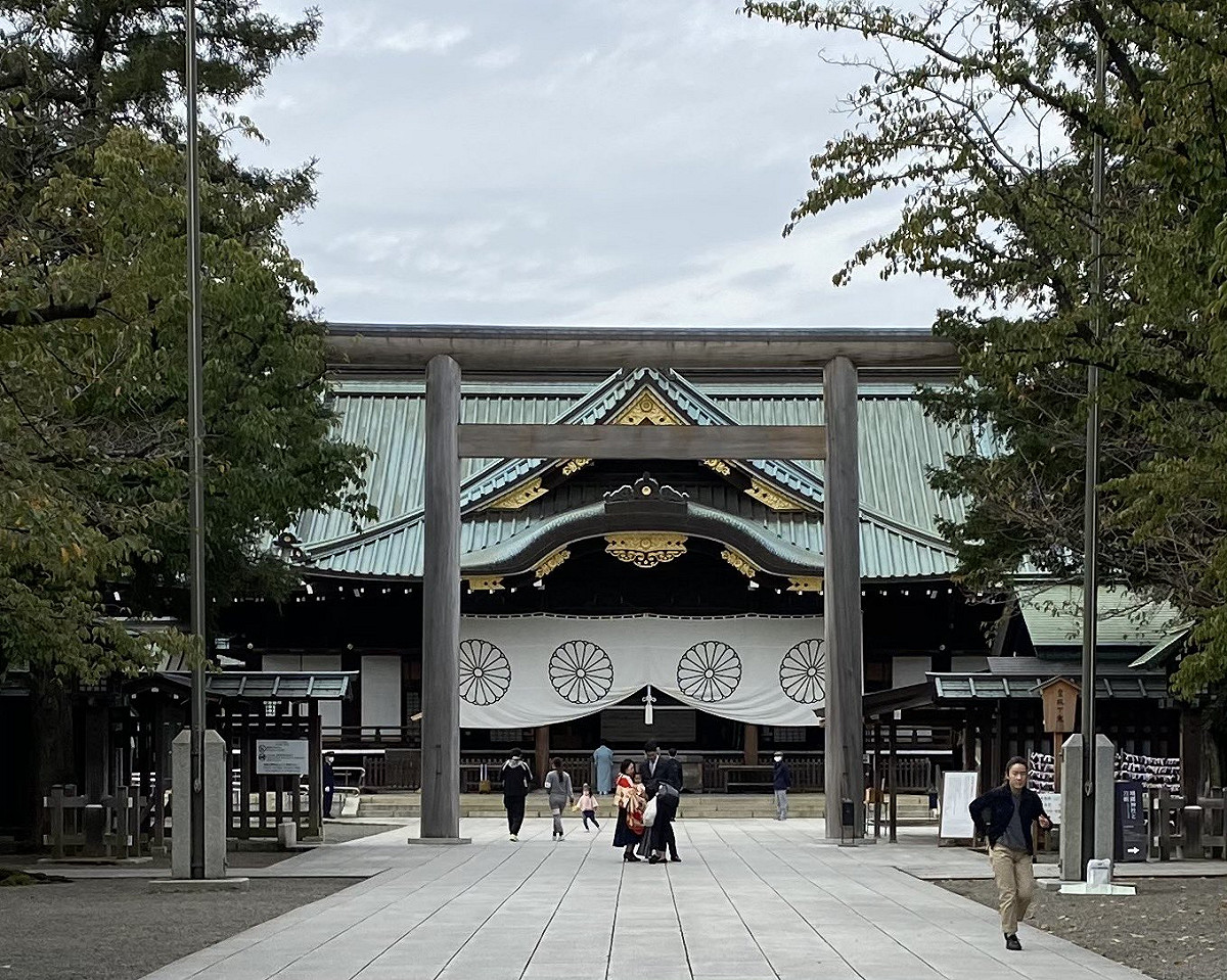 日本靖國神社一向被視為日本軍國主義的精神象徵，也使其成為中日爭執的引爆點。 圖：擷取自Google（資料照）