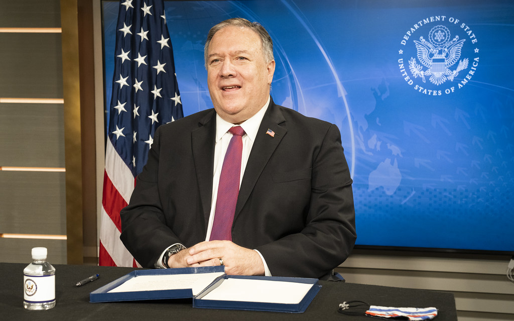 美國國務卿蓬佩奧（Mike Pompeo）。 圖：翻攝自蓬佩奧推特（資料照）
