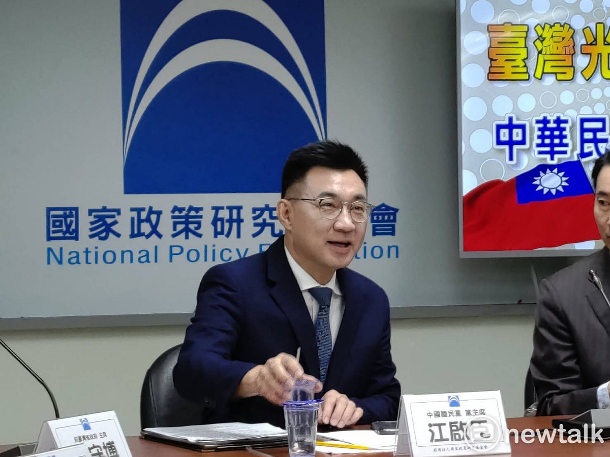 國民黨主席江啟臣。 圖：黃建豪/攝（資料照）