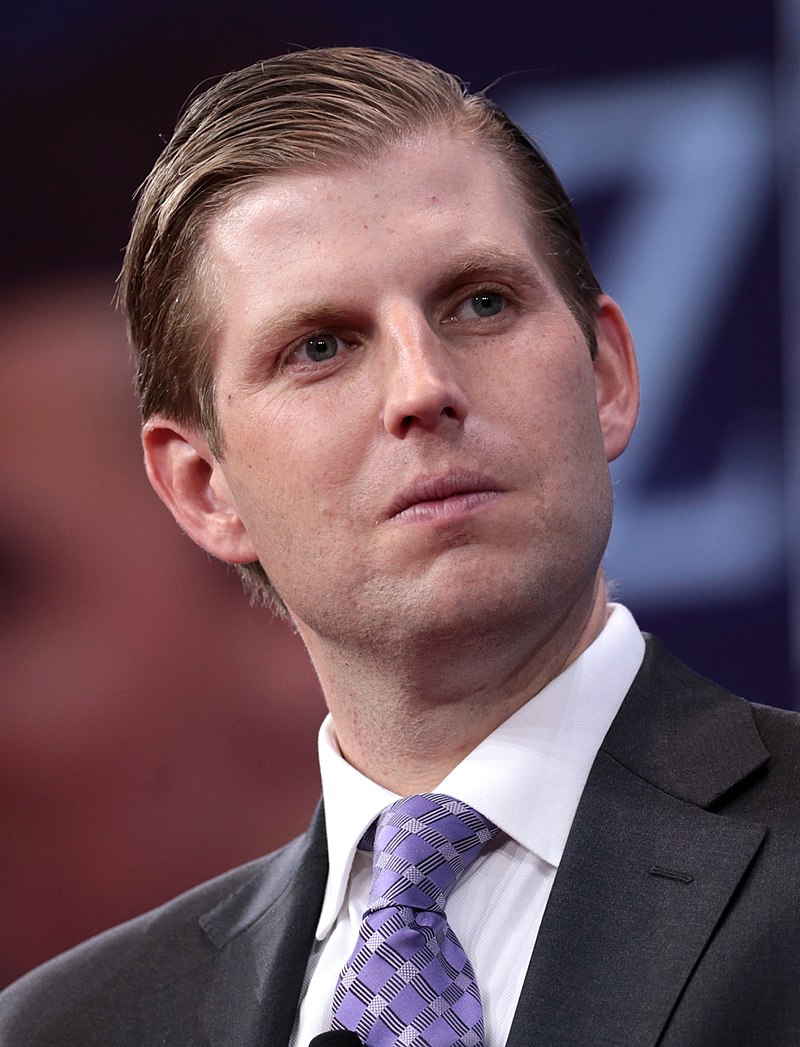 川普次子艾瑞克（Eric Trump）。 圖 : 翻攝自維基百科