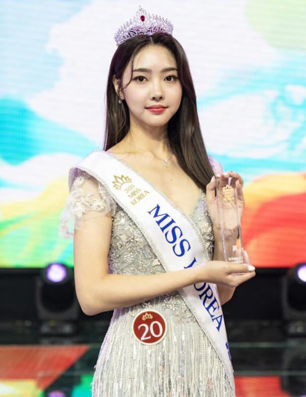 今年韓國小姐冠軍由22歲的金慧真奪得。 圖：翻攝自環球網