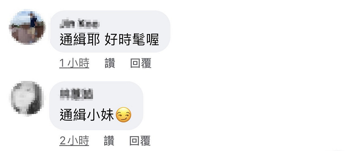 網友更酸廣告小妹，通緝小妹好時髦。 圖：翻攝臉書