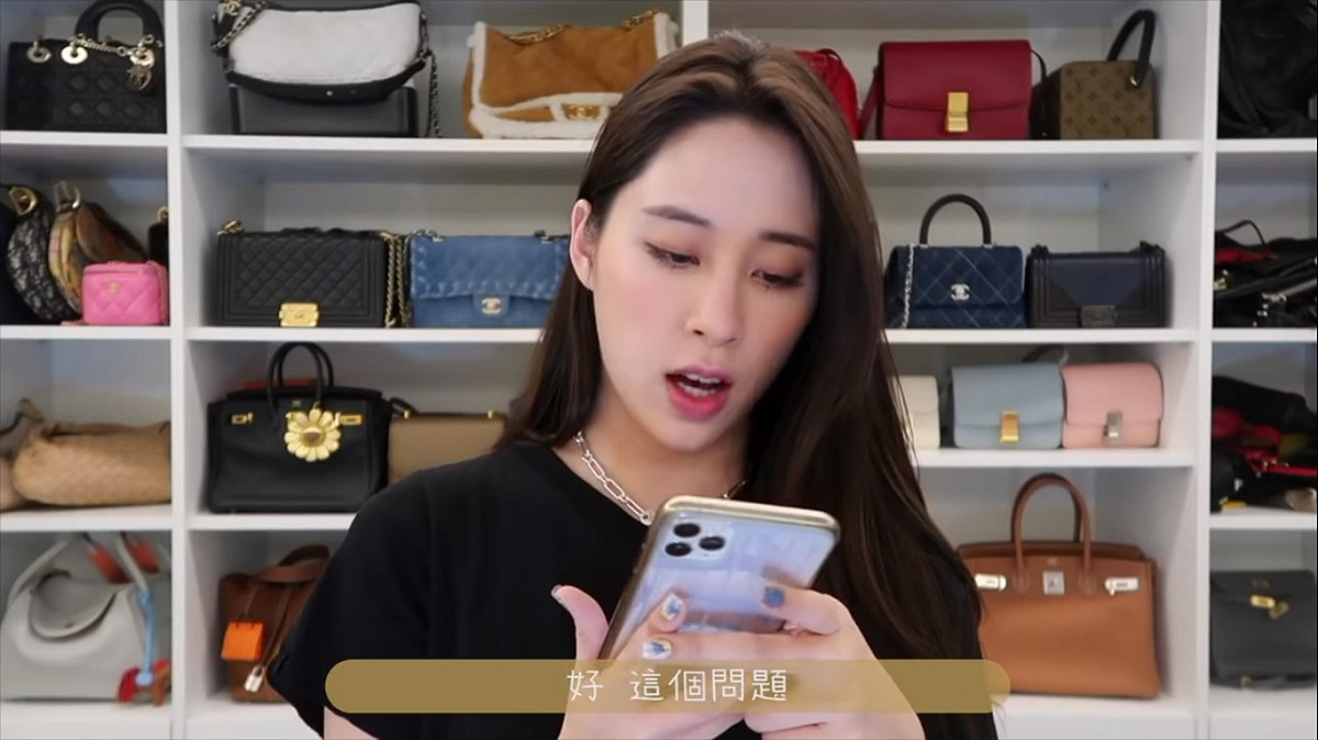 歐陽妮妮開始針對IG上粉絲的提問做出回應。 圖：翻攝YouTube