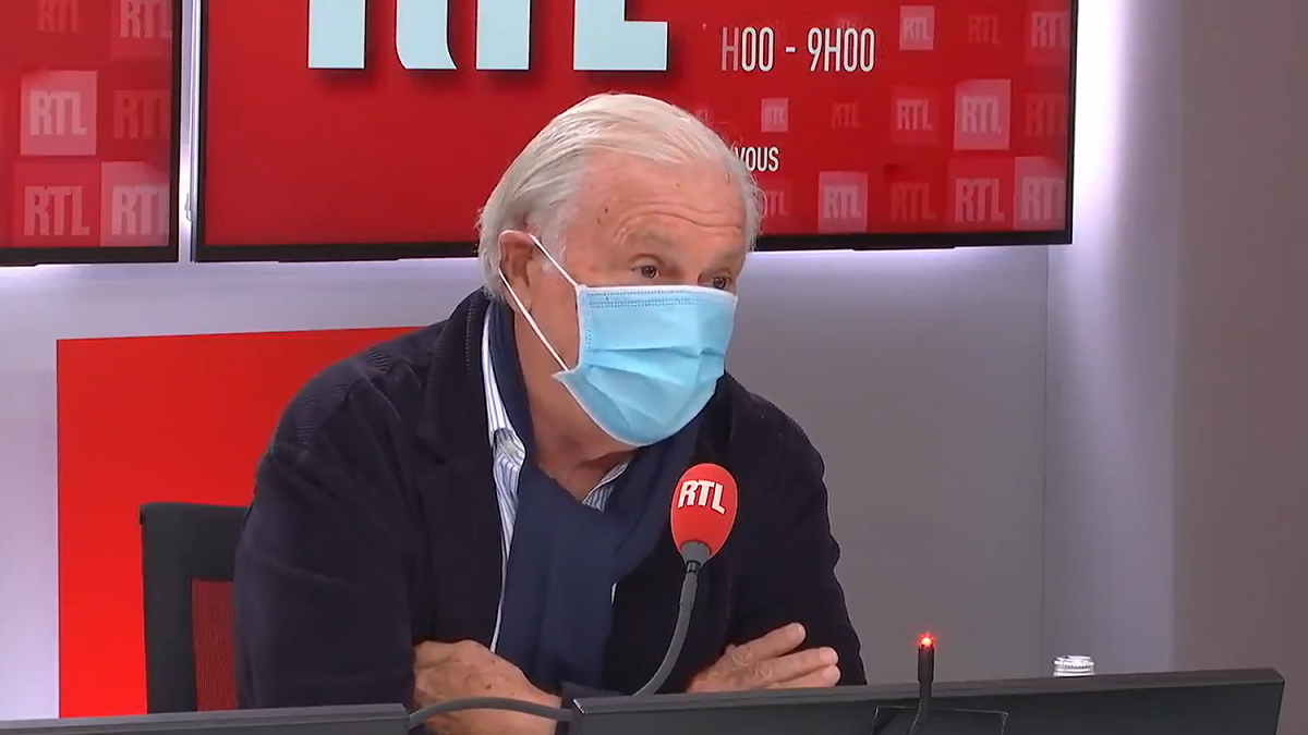 法國科學委員會主席戴佛西（Jean-François Delfraissy）教授。 圖：翻攝自RTL推特