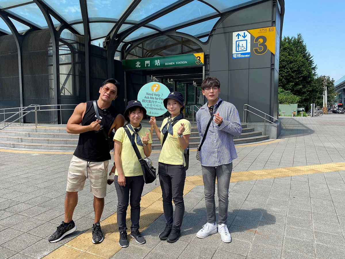 走動式旅遊服務是在臺北市旅遊的好夥伴。 圖：台北市觀傳局／提供