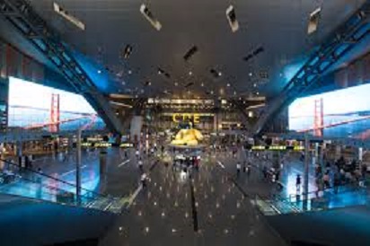 卡達杜哈機場。 圖 : 翻攝自維基百科