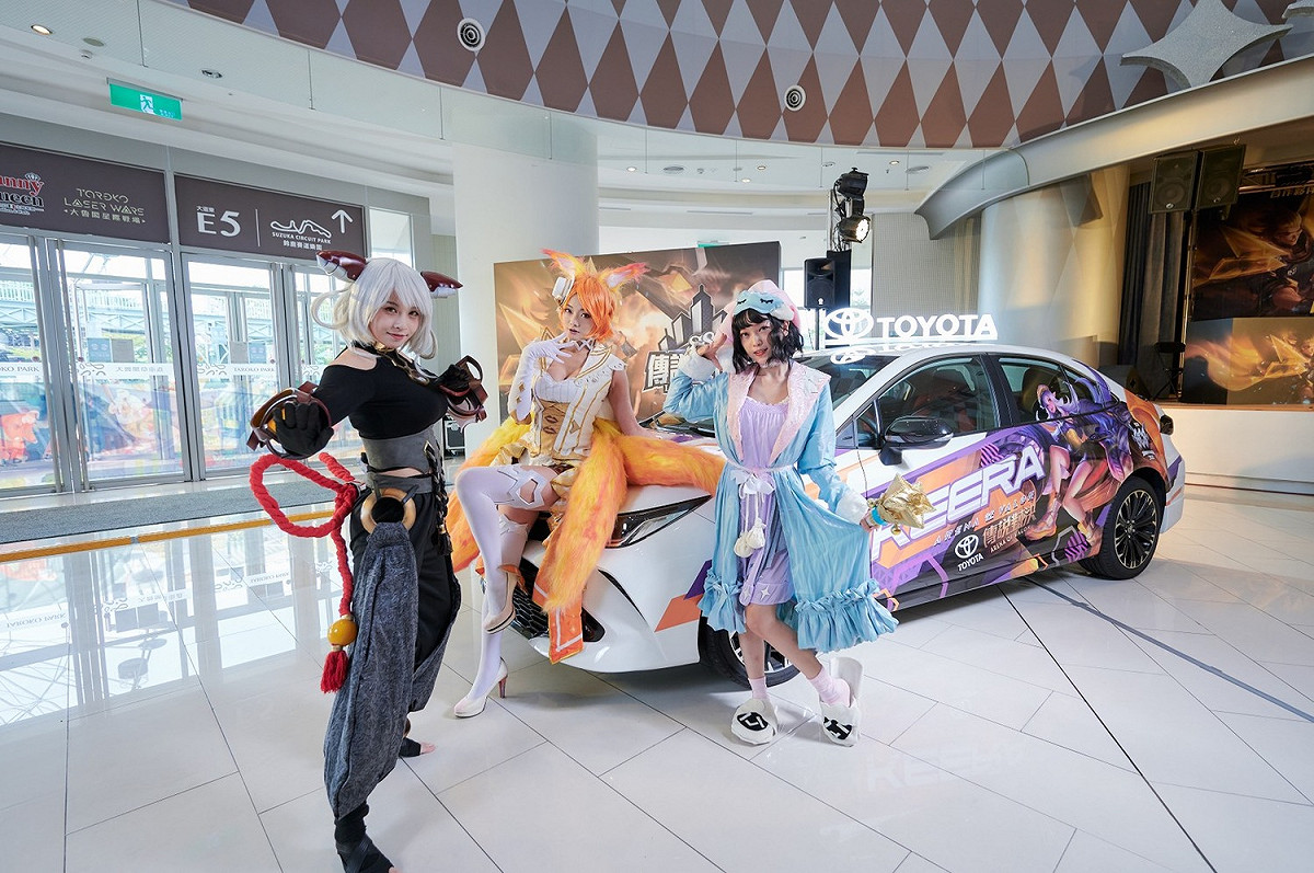 《傳說對決》x TOYOTA最新「Tone車」於高雄場搶先亮相 圖：Garena/提供