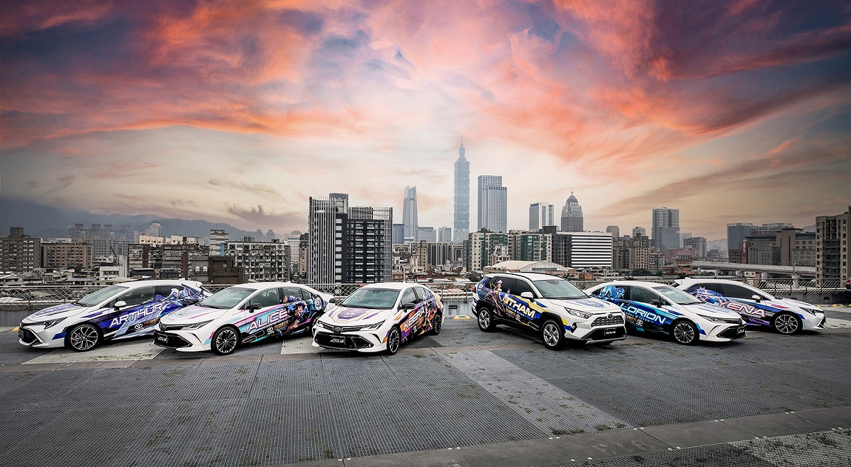 結合六大傳說對決角色，《Garena傳說對決》x TOYOTA「Tone車」為S8城市賽揭開序幕 圖：Garena/提供