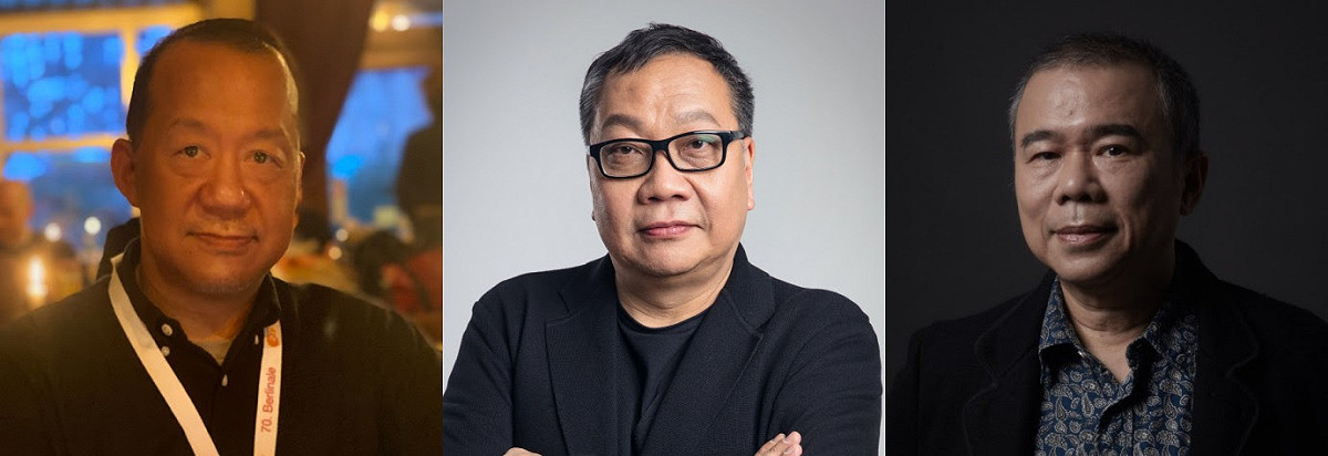 金馬執委會昨天公布金馬創投百萬首獎評審團，由美商華納兄弟總經理石偉明(左起)、導演陳玉勳、電影監製陳永雄擔任。 圖：金馬執委會/提供