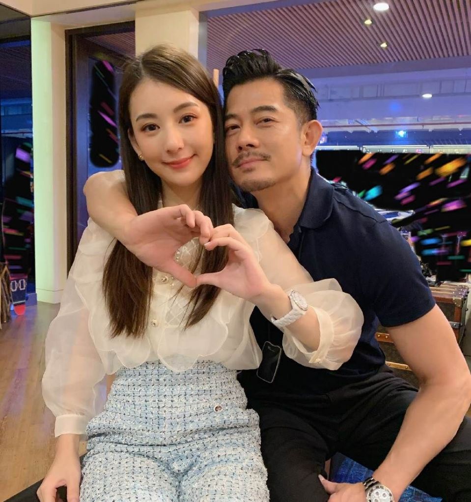 郭富城與小21歲嫩妻方媛。 圖：翻攝自方媛微博