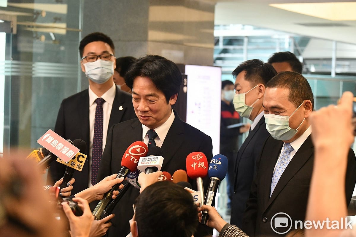 賴清德認為，現在不是談論2024總統大選的時間，無論哪個黨派，捲起袖子做事才能符合人民期待。 圖：林昀真／攝
