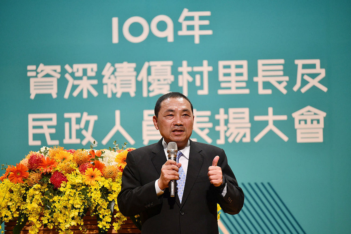 侯友宜表示，他和賴清德都當過直轄市市長，所以講話的語句、態度都會跟市民比較接近。 圖：新北市政府／提供