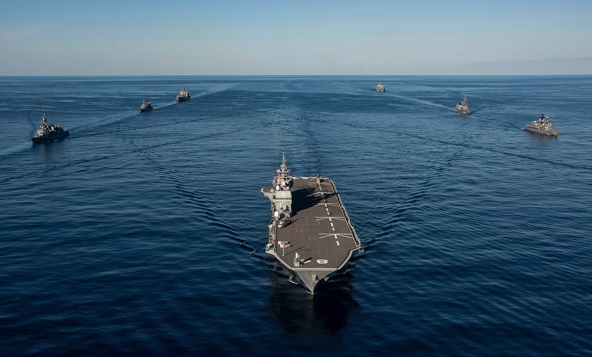 德國將派出護衛艦，與澳洲海軍共同前往印度洋巡邏。(示意圖) 圖：翻攝自USS Ronald Reagan臉書