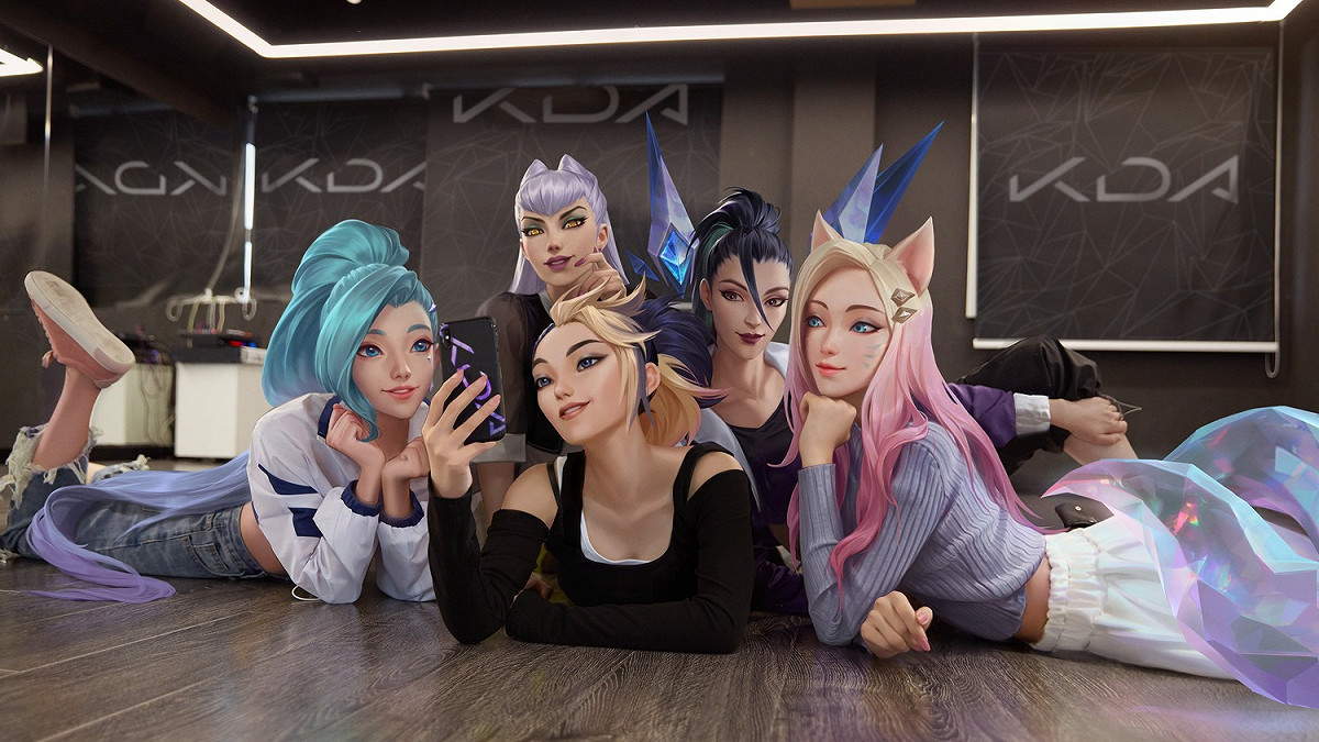 《英雄聯盟》虛擬女子組合「K/DA」以全新單曲〈More〉曝光 圖：翻攝自 K／DA 官方推特