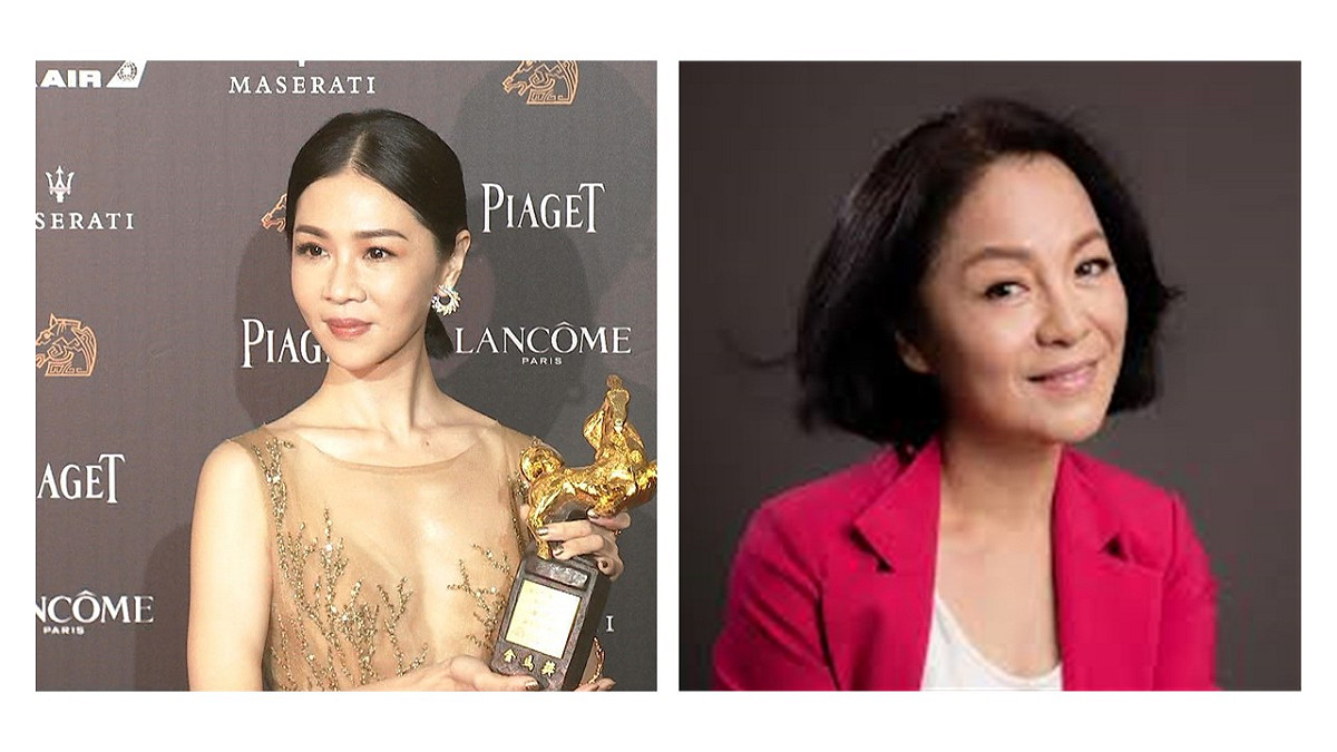 金馬影后謝盈萱搭檔資深演員潘麗麗，於新劇《四樓的天堂》扮演母女，驚傳不合。 圖：翻攝自新唐人亞太電視台、潘麗麗臉書