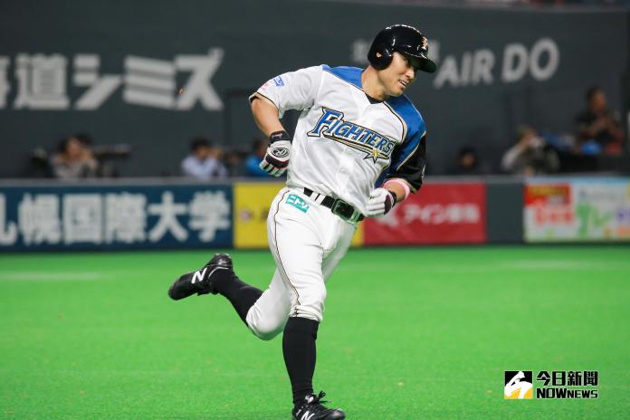 日本火腿鬥士隊內野手田中賢介。 圖／記者葉政勳攝 , 2019.03.30