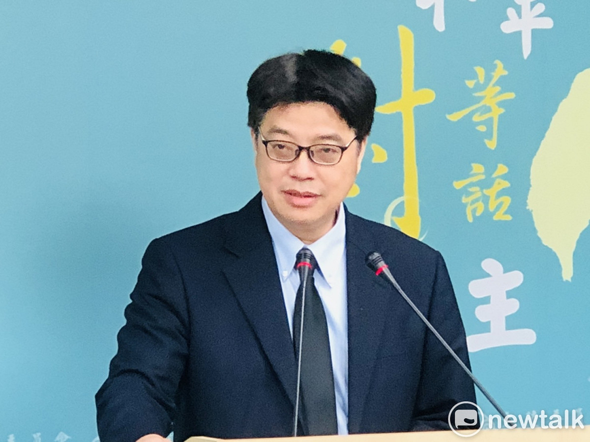 陸委會副主委兼發言人邱垂正。 圖：謝莉慧/攝
