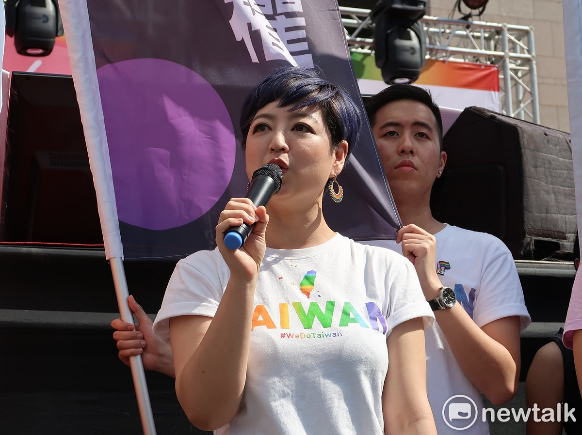 彩虹平權大平台執行長呂欣潔 圖：林朝億/攝