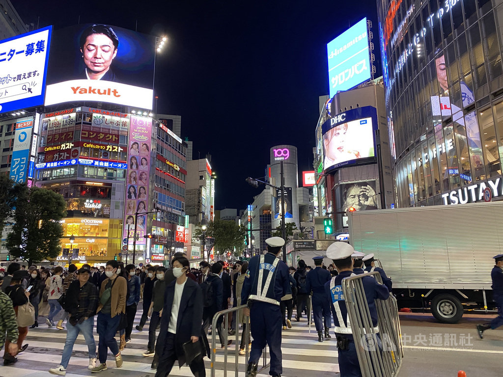萬聖節重防疫 東京澀谷未現群魔亂舞景象