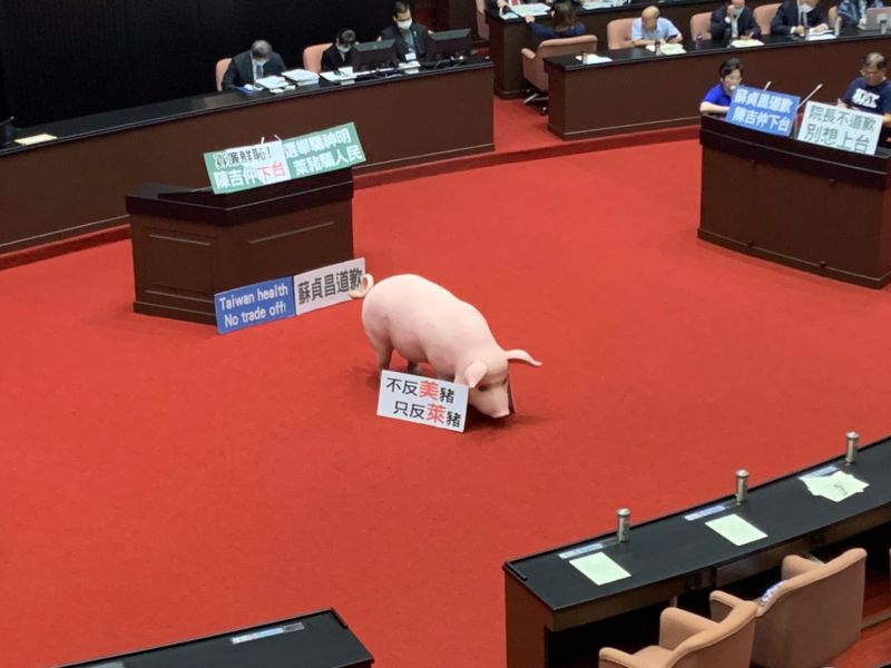 國民黨仍在美豬議題上對執政黨表達抗議 圖:nownews提供