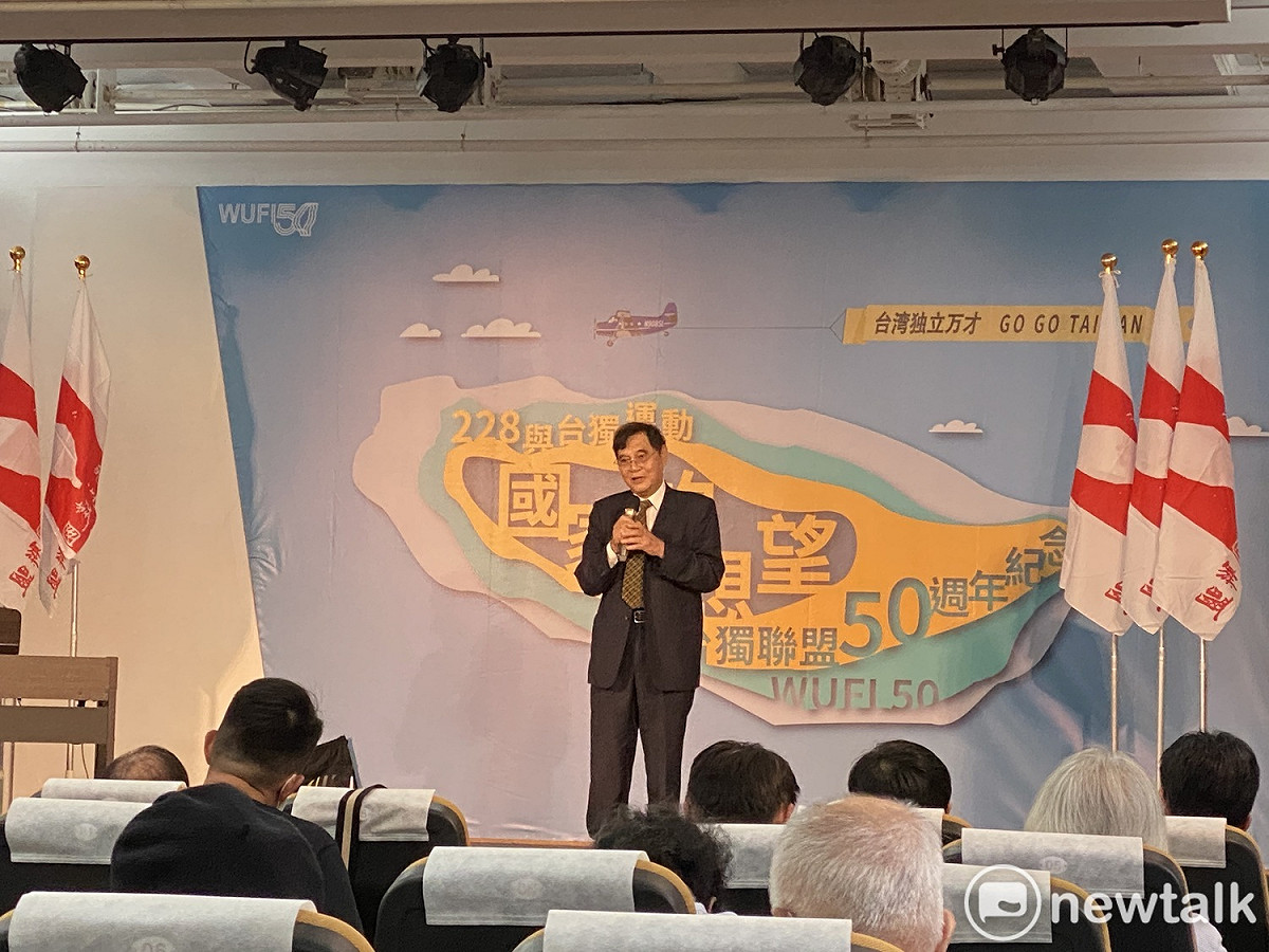 台獨建國聯盟黨主席陳南天。 圖：周煊惠 ／攝