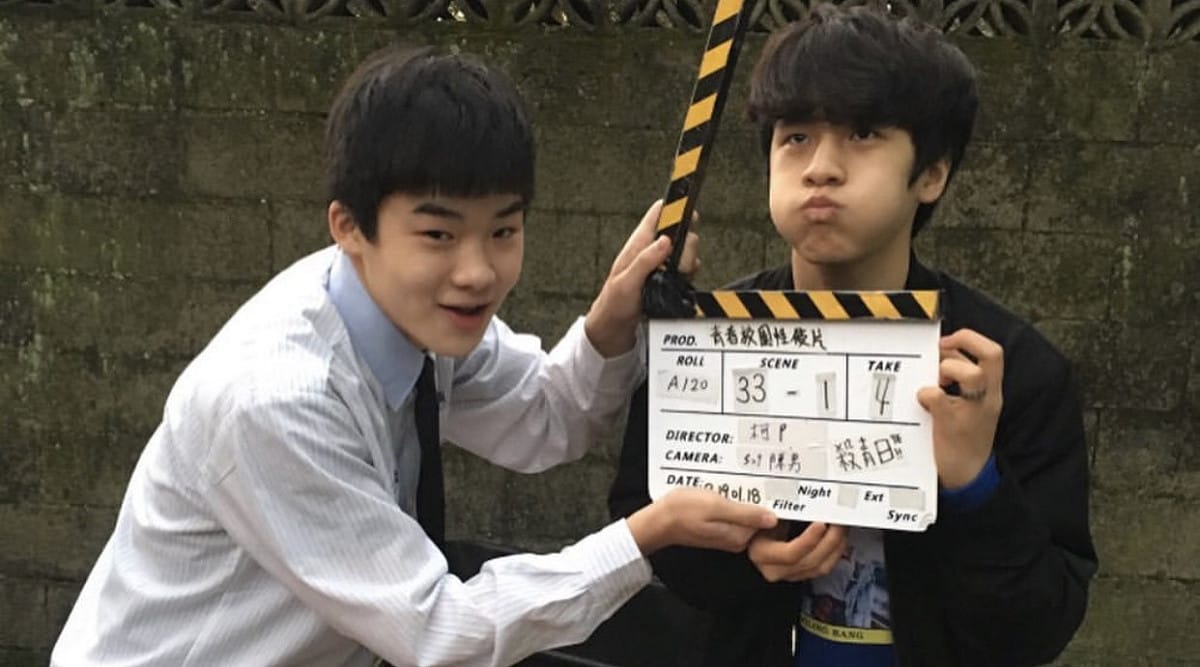 王士豪(左)有參與今年夯片《無聲》演出。 圖：翻攝Instagram