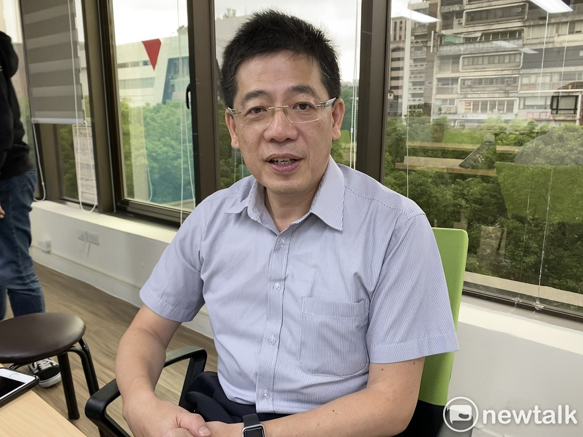 民眾黨秘書長謝立功。 圖：周煊惠／攝