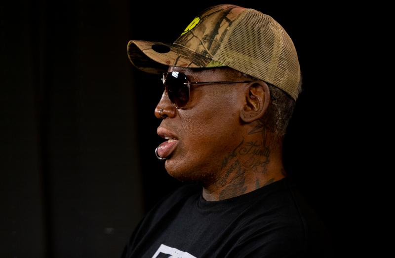 「小蟲」Dennis Rodman。 圖／美聯社／達志影像