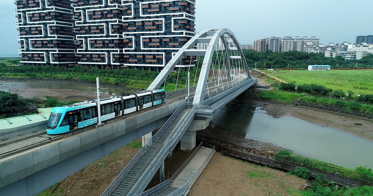 淡海輕軌藍海線11/15通車營運。 圖：新北捷運公司／提供