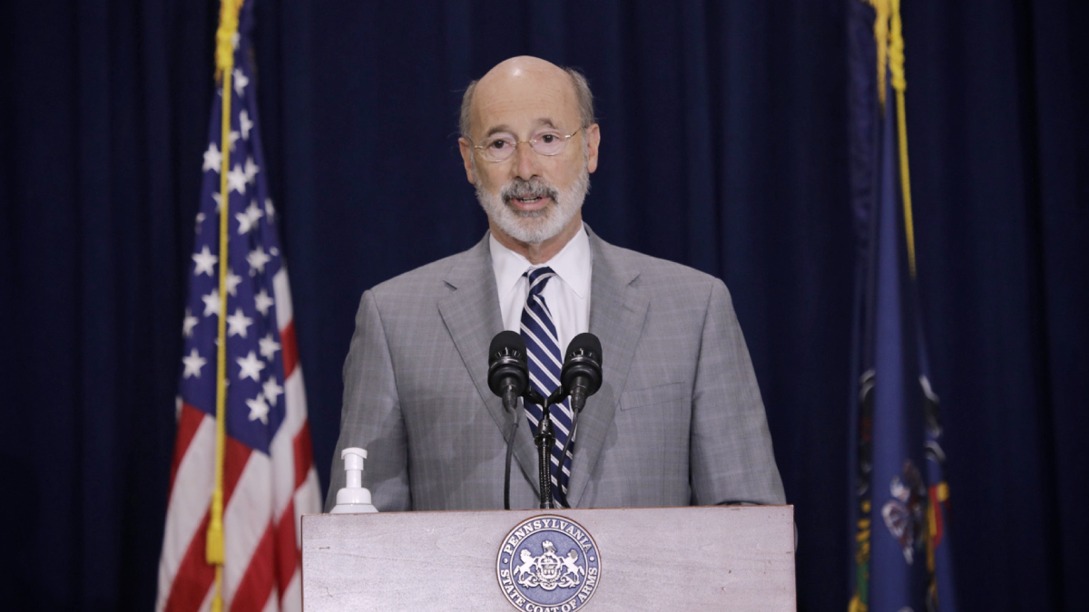 賓州民主黨籍州長沃爾夫（Tom Wolf） 圖：擷自沃爾夫推特