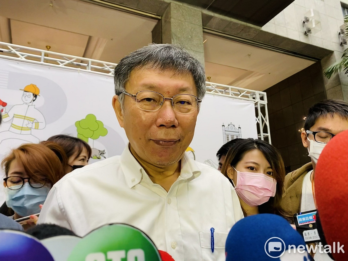 台北市長柯文哲。 圖：周煊惠 ／攝