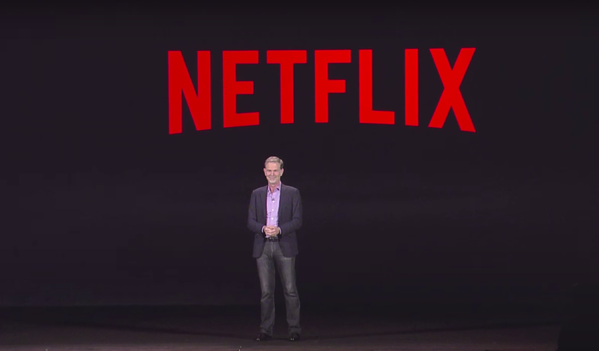 Netflix看中亞太市場。圖為Netflix發表會畫面。 圖：翻攝自Netflix Youtube