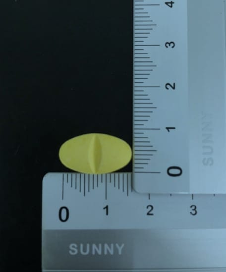 歐業「熱拿痛錠」有８批號藥品出現異常變色。 圖：食藥署提供