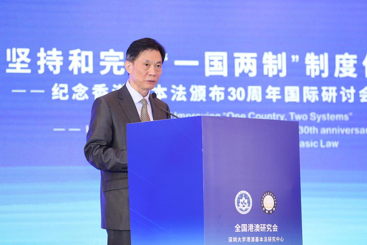 包括中國港澳辦副主任鄧中華（圖）等4人，9日遭到美國國務務宣布制裁，禁止入境美國，在美資產全數遭凍結。 圖：翻攝自中國港澳事務辦公室
