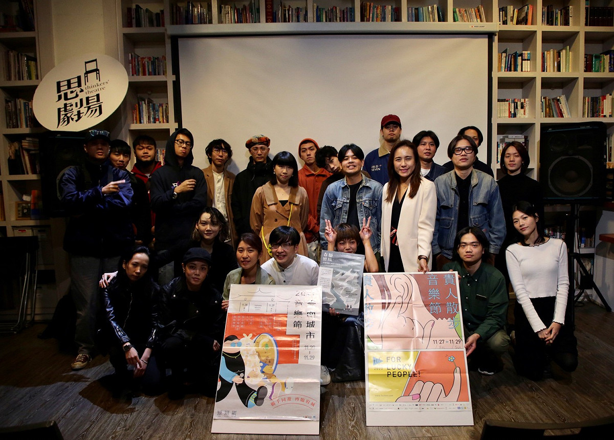 本次台南城市音樂節的「全本土」樂團陣容十分豪華，引起樂迷期待。 圖：台南觀旅局／提供