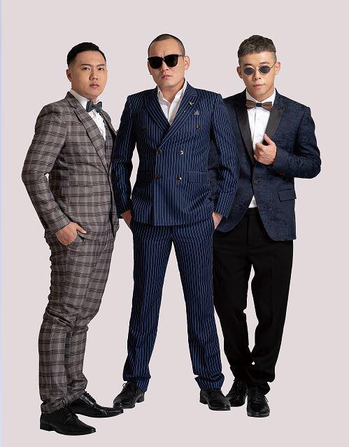 台灣饒舌樂團「玖壹壹」今年首度在耶誕節登上新北歡樂耶誕城演唱會。 圖：TVBS/提供