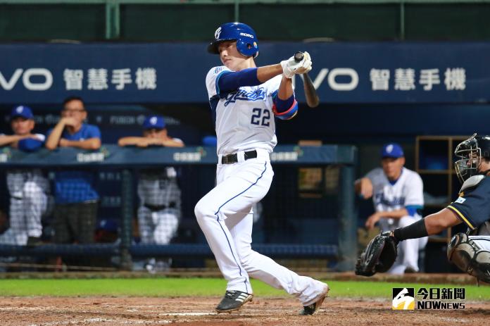 富邦悍將內野手李宗賢。 圖／記者葉政勳攝 , 2019.06.14