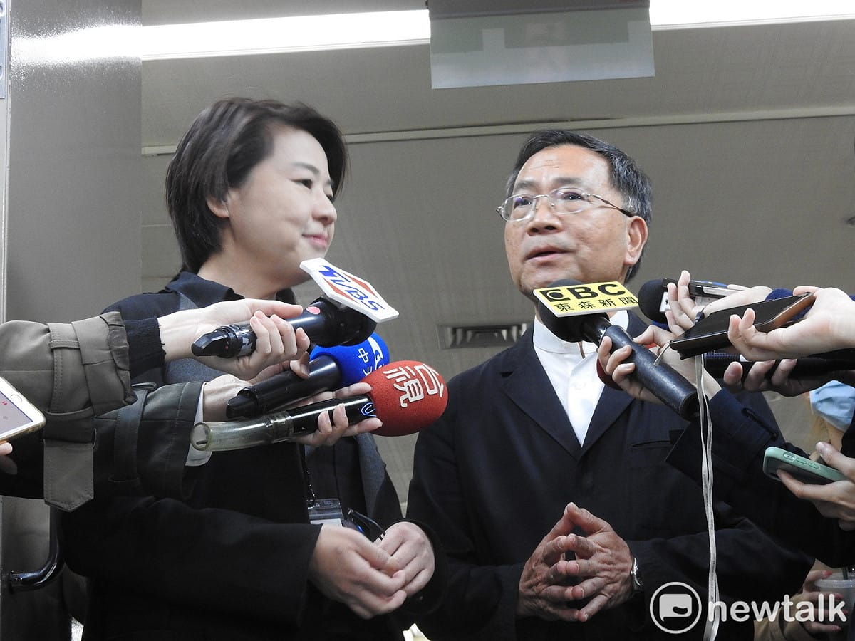 台北市副市長黃珊珊（左）、蔡炳坤（右）。 圖：周煊惠 / 攝（資料照）