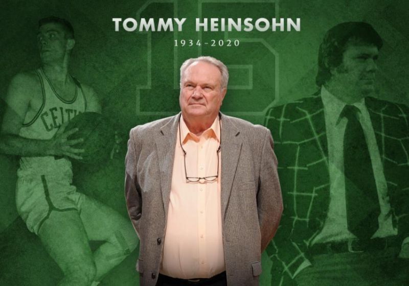 綠衫軍名宿Tom Heinsohn離世。 圖／取自NBA官網