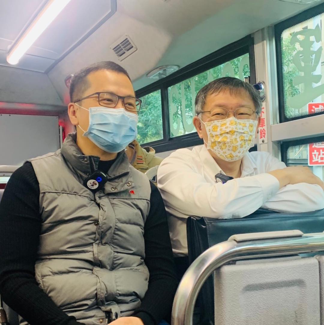 市議員羅智強與台北市長柯文哲 圖:擷取自臉書