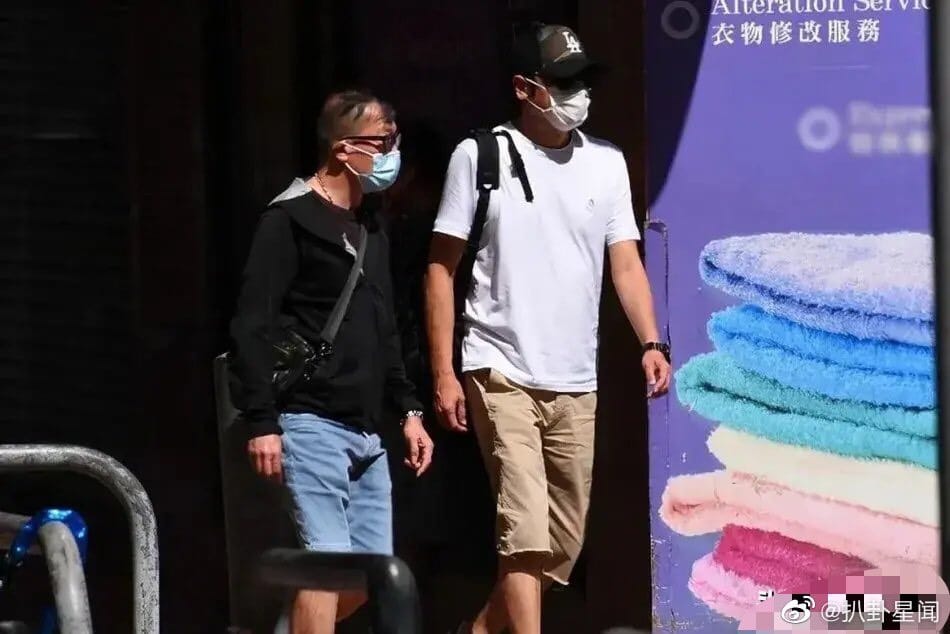 羅嘉良被港沒拍到時，身材明顯消瘦許多。 圖：翻攝微博