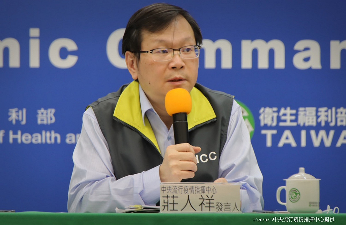 指揮中心發言人莊人祥。 圖：中央流行疫情指揮中心／提供