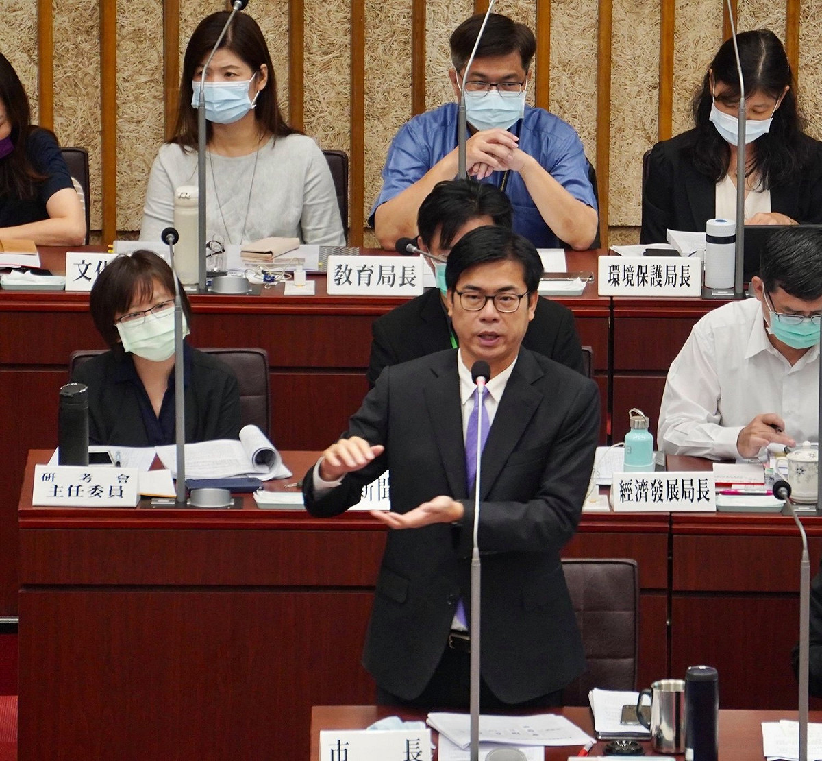 陳其邁要求整體都市計畫超前部署，因應近期快速增加的投資。 圖/陳其邁臉書