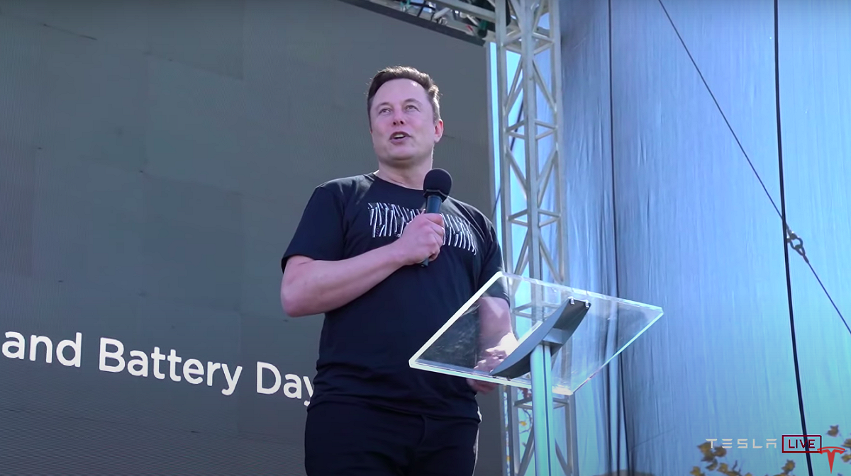 特斯拉創辦人馬斯克近日推文讓狗狗幣再漲。 圖：擷取自Tesla Youtube