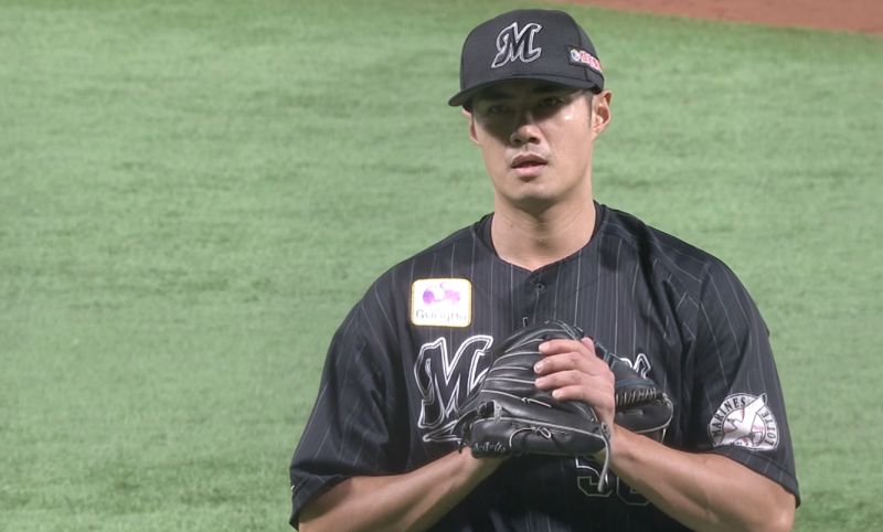 陳偉殷在季後賽先發。 圖／取自FOX體育台