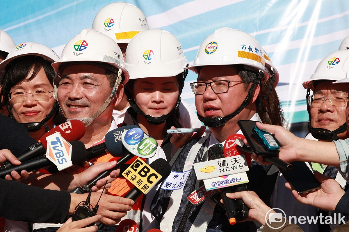 鄭文燦及侯友宜均希望中央能做好萊豬管理ＳＯＰ流程，從中央到地方共同為國人健康把關。 圖：林昀真／攝