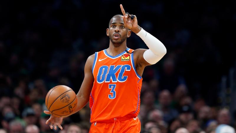 雷霆將Chris Paul送至太陽，被看好和Devin Booker搭檔。 圖／美聯社／達志影像