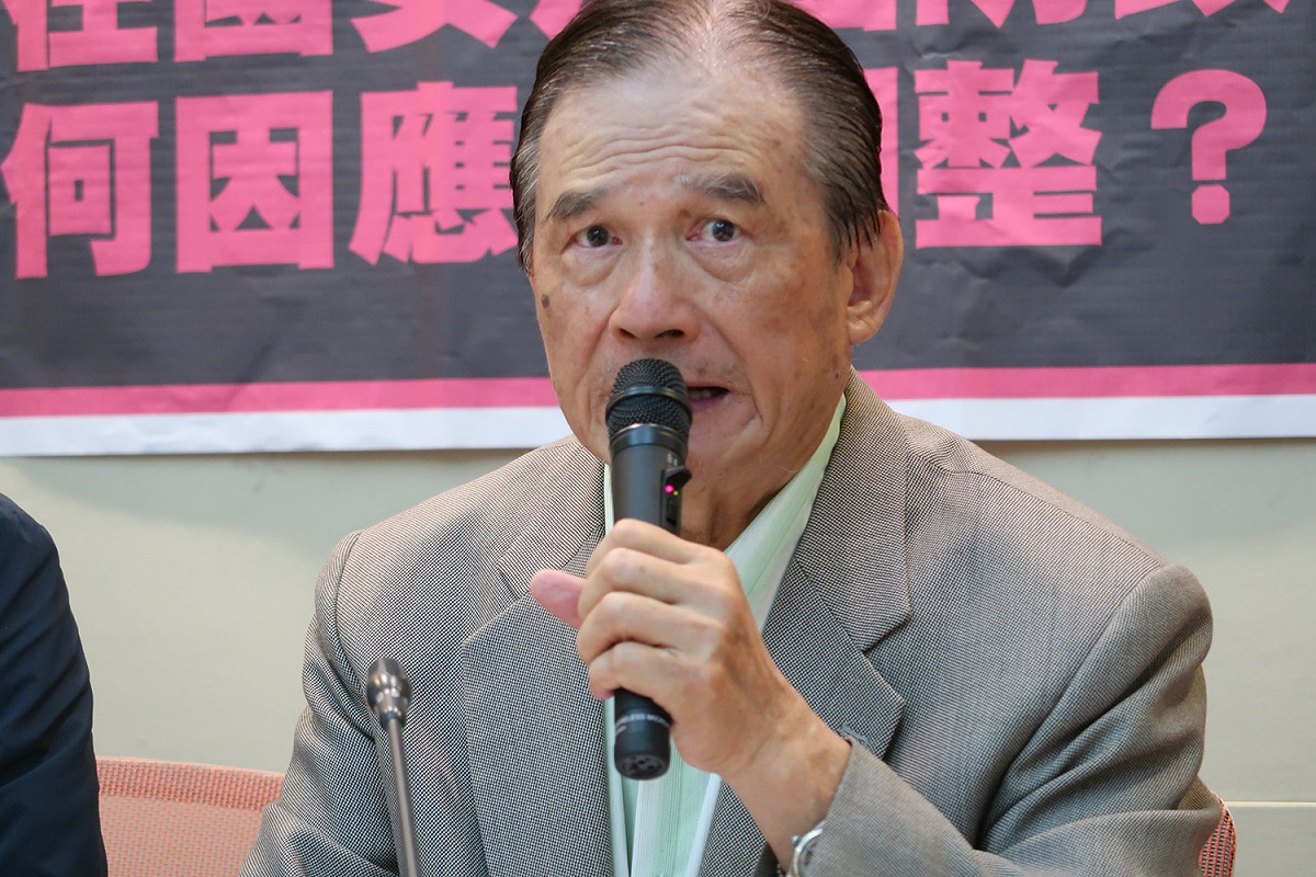 前國防部長蔡明憲 圖：林朝億/攝