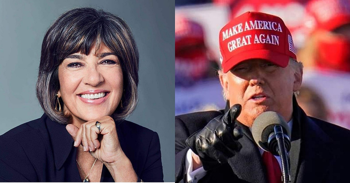 《CNN》主播艾曼普（Christiane Amanpour）（左）近日以納粹事件類比川普（右），被以色列政府要求道歉。 圖：新頭殼合成